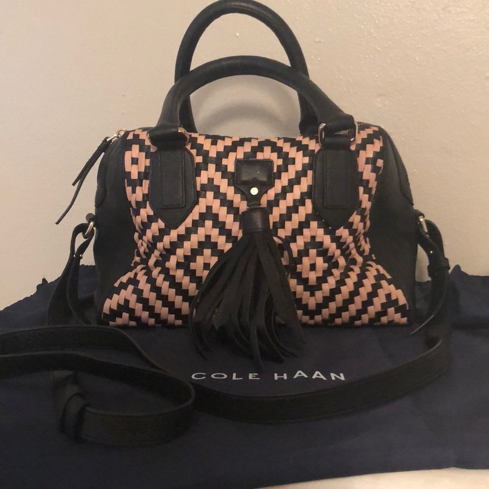 COPY - Black and Tan Cole Haan bag